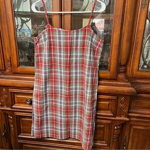 Abercrombie & Fitch Multicolor Plaid Mini Dress